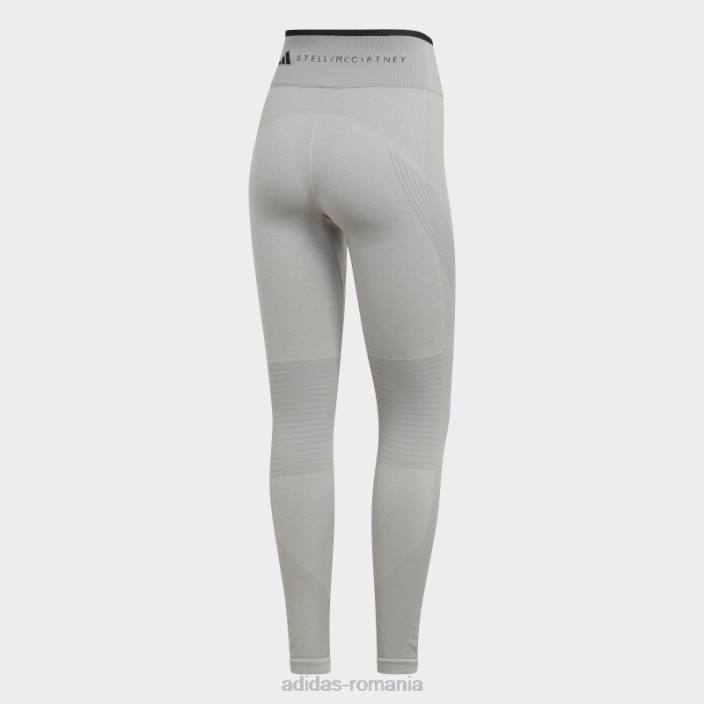 Adidas mgh solid grey de stella mccartney trustrength yoga 7/8 strâmt unisex mgh solid gri/alb/negru 2JBN10073