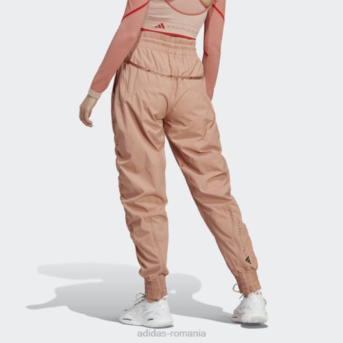 Adidas modă de migdale moale de stella mccartney pantaloni de jogging țesuți truecasuals unisex migdal moale/negru 2JBN17253
