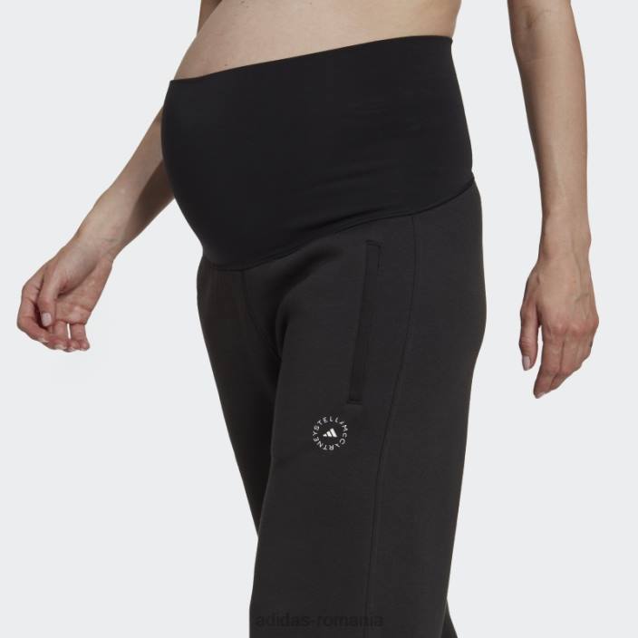 Adidas negri by stella mccartney de maternitate joggeri moda unisex negru 2JBN17234