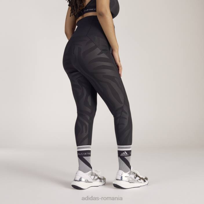 Adidas negru by stella mccartney jambiere de yoga de maternitate fierbinte unisex negru 2JBN16804