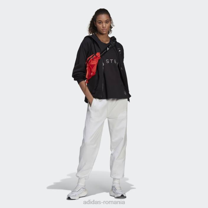 Adidas negru de stella mccartney îmbrăcăminte sport logo tank top fierbinte unisex negru 2JBN16918