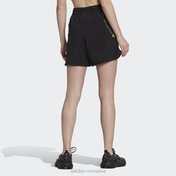 Adidas negru de stella mccartney pantaloni scurți de antrenament truepurpose fashion unisex negru 2JBN2516