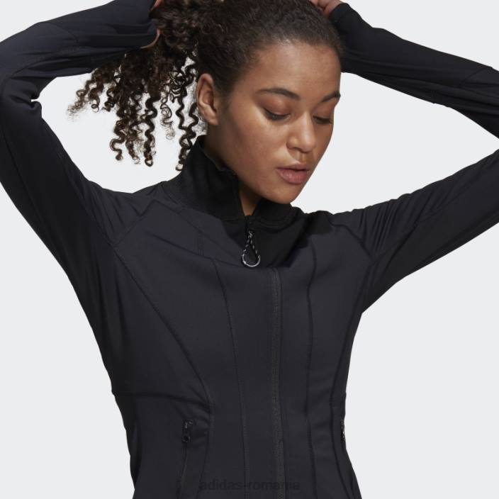 Adidas negru de stella mccartney strat intermediar de antrenament truepurpose fierbinte unisex negru 2JBN16477