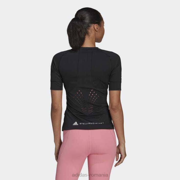 Adidas negru de stella mccartney tricouri de antrenament truepurpose fashion unisex negru 2JBN10263