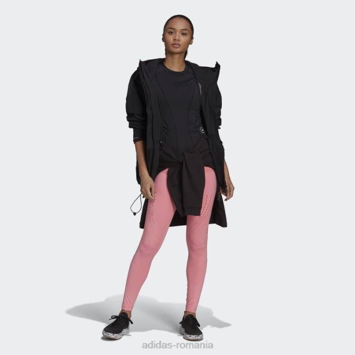 Adidas negru de stella mccartney tricouri de antrenament truepurpose fashion unisex negru 2JBN10263