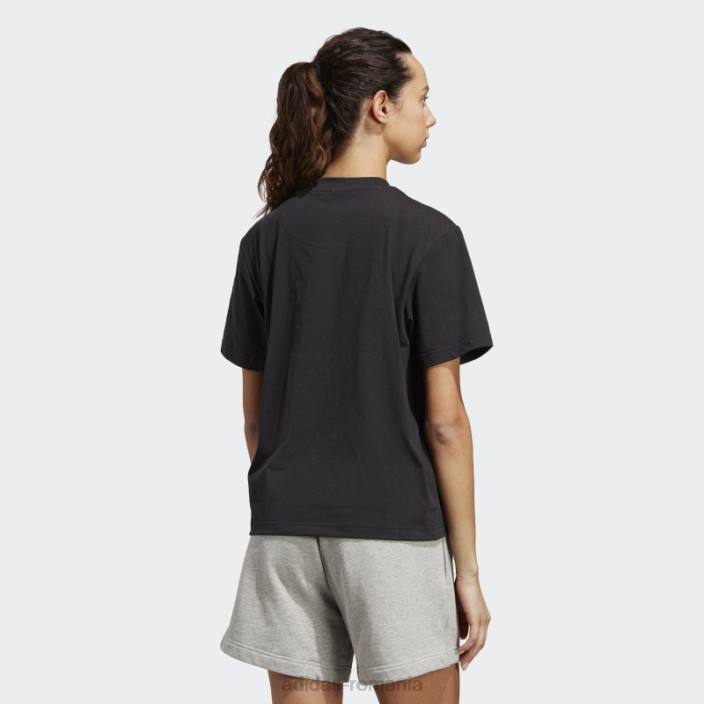 Adidas negru de stella mccartney truecasuals tricou sport obișnuit fierbinte unisex negru 2JBN17284