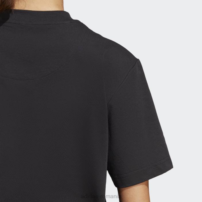 Adidas negru de stella mccartney truecasuals tricou sport obișnuit fierbinte unisex negru 2JBN17284
