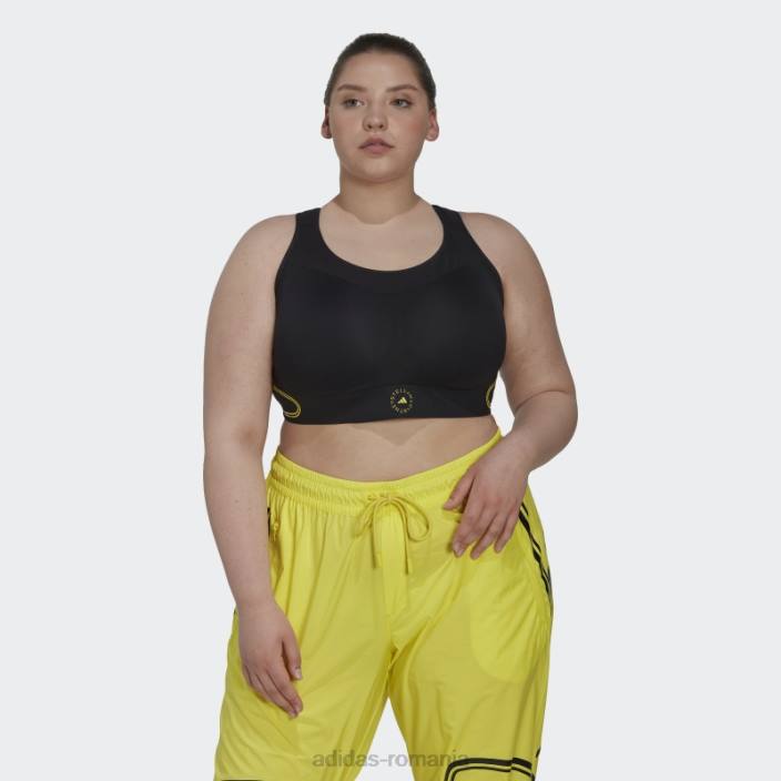 Adidas negru de stella mccartney truepace sutien sport de sustinere mare- plus marime unisex negru 2JBN23356