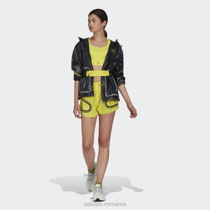 Adidas șoc galben fashion by stella mccartney pantaloni scurți de alergare truepace unisex galben șoc 2JBN23600