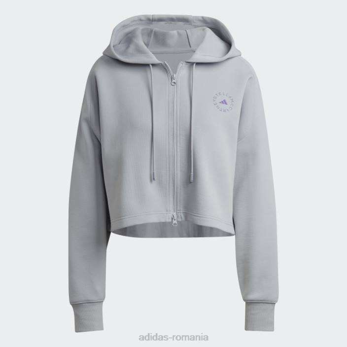Adidas onix by stella mccartney decupat hanorac modă unisex onix 2JBN23101