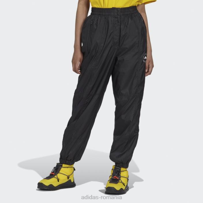 Adidas pantaloni de iarnă țesuți, căptușiți de stella mccartney, moda neagră unisex negru 2JBN23981