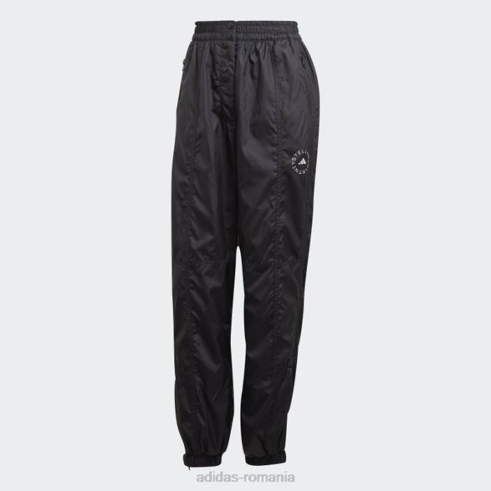 Adidas pantaloni de iarnă țesuți, căptușiți de stella mccartney, moda neagră unisex negru 2JBN23981