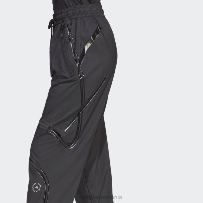 Adidas pantaloni de jogging cu costum de antrenament țesut Truepace negri by stella mccartney unisex negru 2JBN16453
