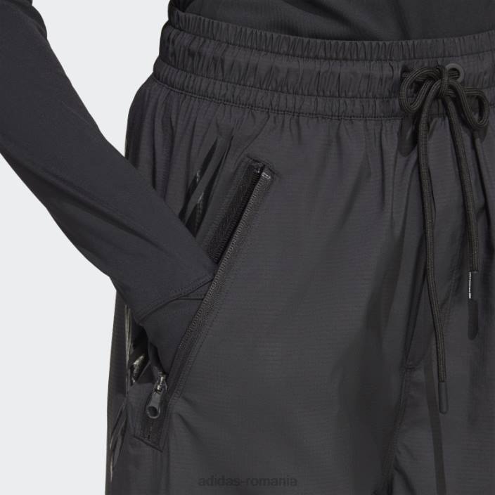 Adidas pantaloni de jogging cu costum de antrenament țesut Truepace negri by stella mccartney unisex negru 2JBN16453