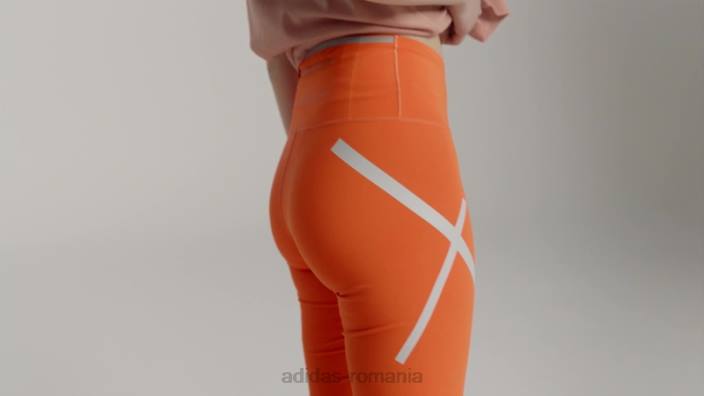 Adidas pantaloni scurți de ciclism orange hot by stella mccartney truepace unisex portocale 2JBN23607
