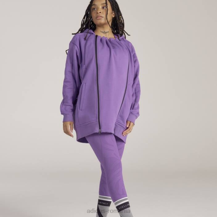 Adidas purple by stella mccartney truestrength maternitate jachetă 3 în 1 fierbinte unisex Violet 2JBN24095