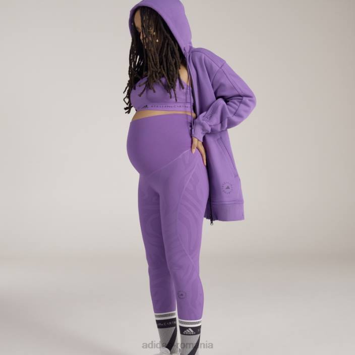 Adidas purple by stella mccartney truestrength maternitate jachetă 3 în 1 fierbinte unisex Violet 2JBN24095
