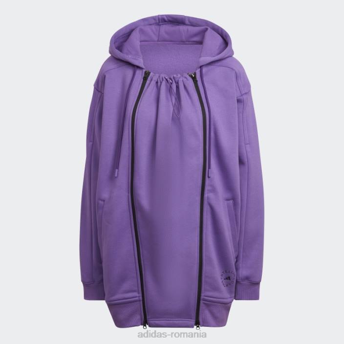 Adidas purple by stella mccartney truestrength maternitate jachetă 3 în 1 fierbinte unisex Violet 2JBN24095
