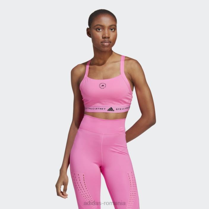 Adidas roz de stella mccartney truepurpose mod sutien mediu suport unisex roz 2JBN16650