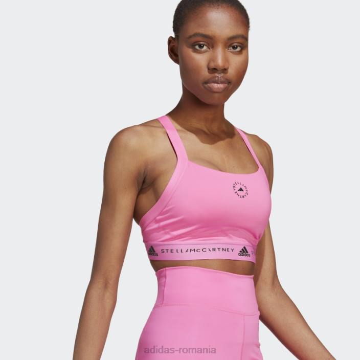Adidas roz de stella mccartney truepurpose mod sutien mediu suport unisex roz 2JBN16650