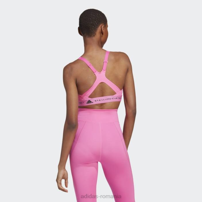 Adidas roz de stella mccartney truepurpose mod sutien mediu suport unisex roz 2JBN16650