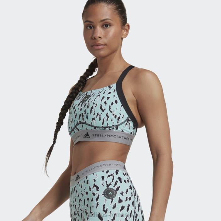 Adidas splash by stella mccartney truepurpose suport mediu imprimat sutien fashion unisex stropi/negru 2JBN2541