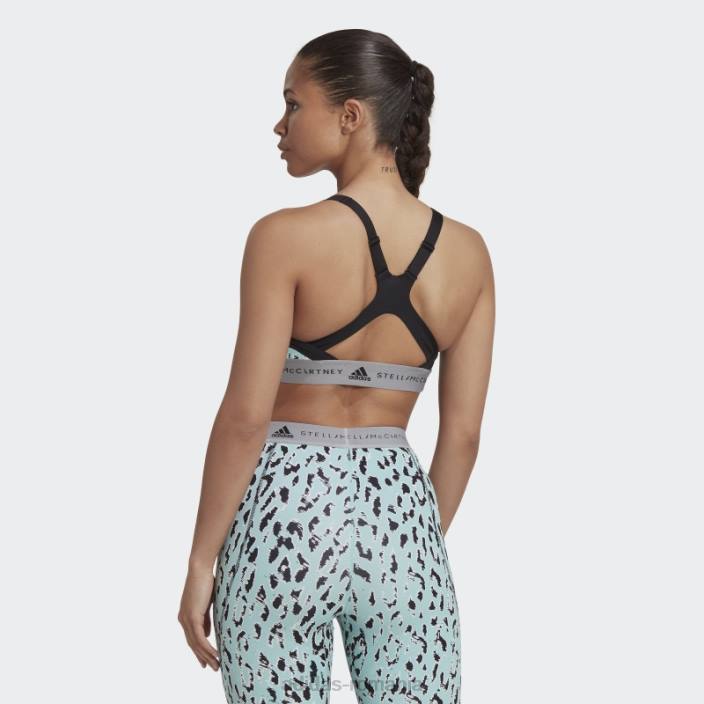 Adidas splash by stella mccartney truepurpose suport mediu imprimat sutien fashion unisex stropi/negru 2JBN2541