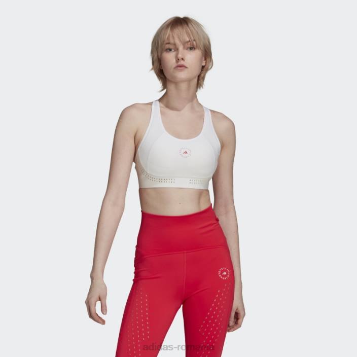 Adidas sutien de susținere mediu truepurpose alb adidas unisex alb/roz 2JBN2619