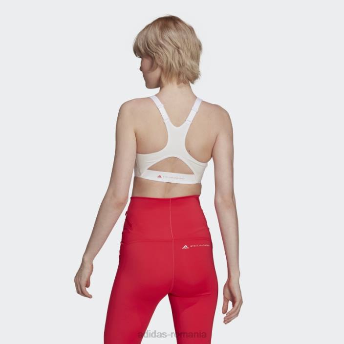 Adidas sutien de susținere mediu truepurpose alb adidas unisex alb/roz 2JBN2619