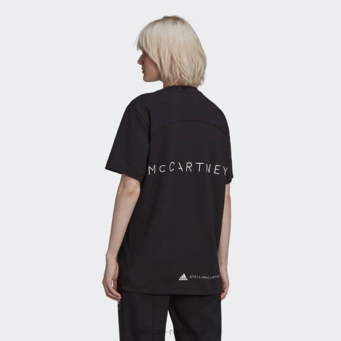 Adidas tricou cu logo negru by stella mccartney unisex negru 2JBN2297