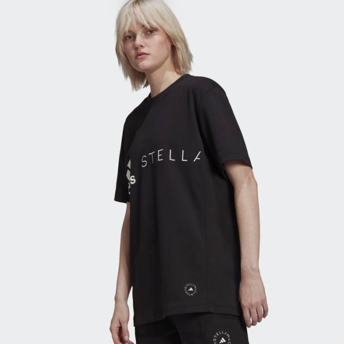 Adidas tricou cu logo negru fashion by stella mccartney unisex negru 2JBN16592