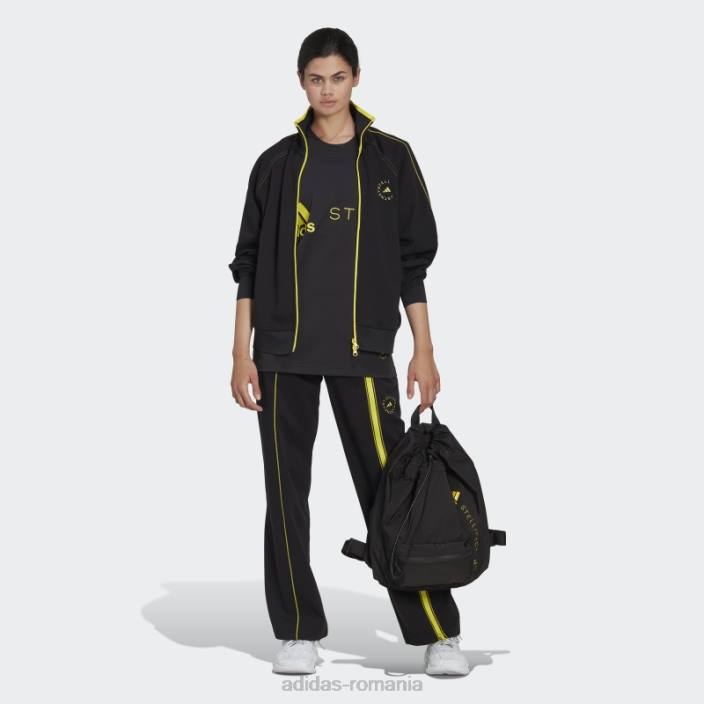 Adidas tricou cu logo negru hot by stella mccartney unisex negru/galben șoc 2JBN22975