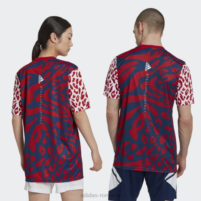 Adidas tricou de pre-meci scarlet hot arsenal fc x by stella mccartney unisex stacojiu 2JBN1418