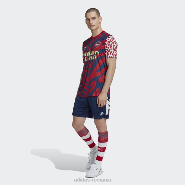 Adidas tricou de pre-meci scarlet hot arsenal fc x by stella mccartney unisex stacojiu 2JBN1418