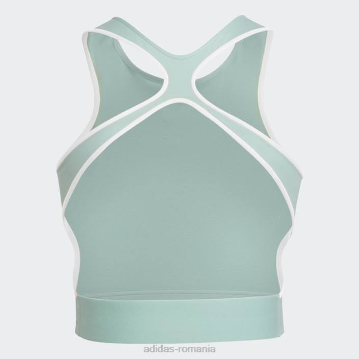 Adidas verde înghețat de stella mccartney truepace alergare crop top fierbinte unisex verde înghețat 2JBN2484