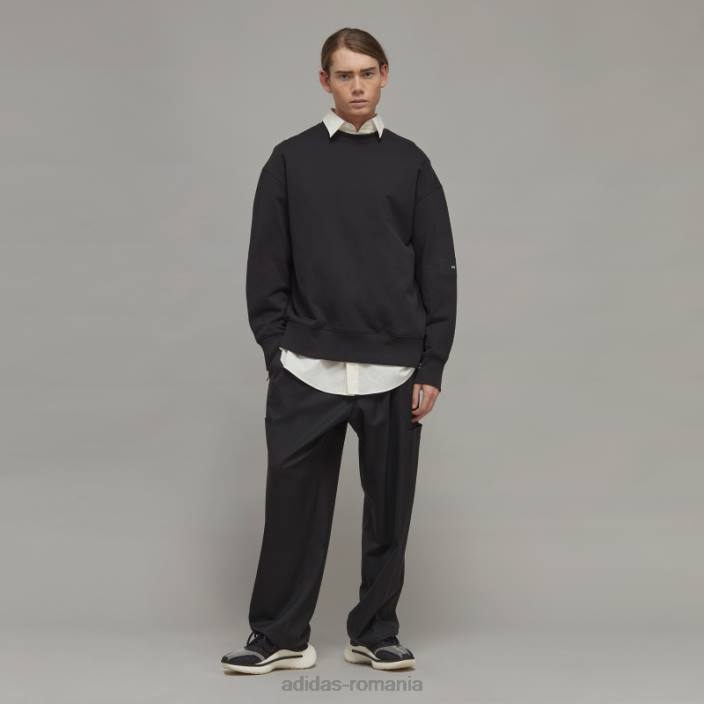 Adidas hanorac fierbinte y-3 din bumbac organic terry pentru echipaj adidas unisex2JBN14520