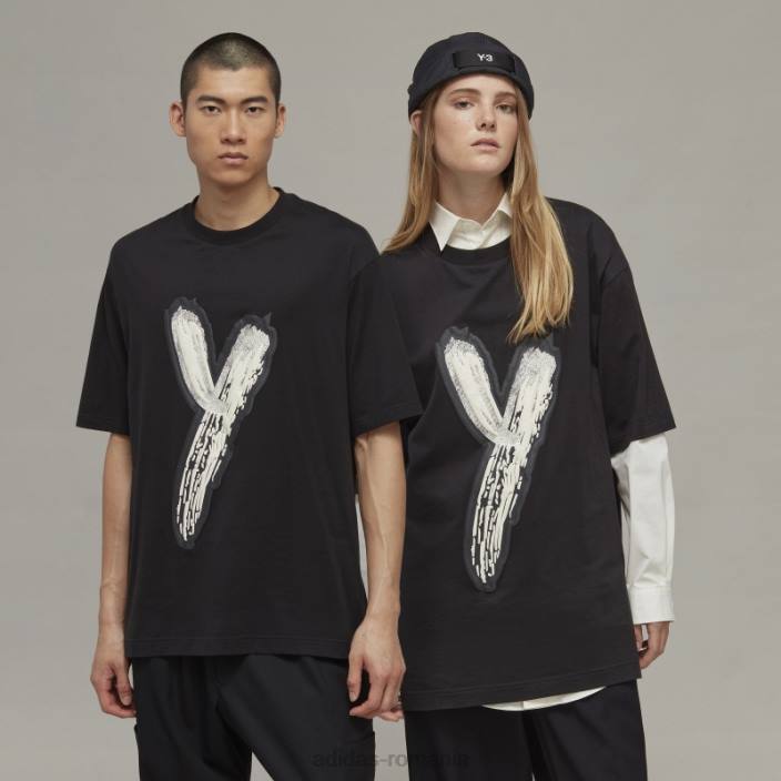 Adidas tricou elegant cu mânecă scurtă cu logo grafic Y-3 unisex2JBN6907