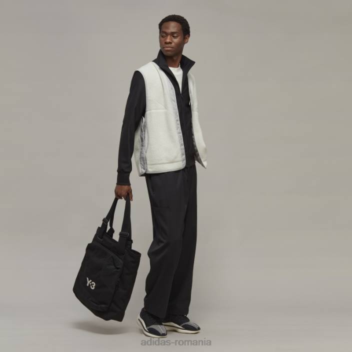 Adidas y-3 Top de sport din lână rafinată cu 3 dungi fierbinți unisex2JBN6898