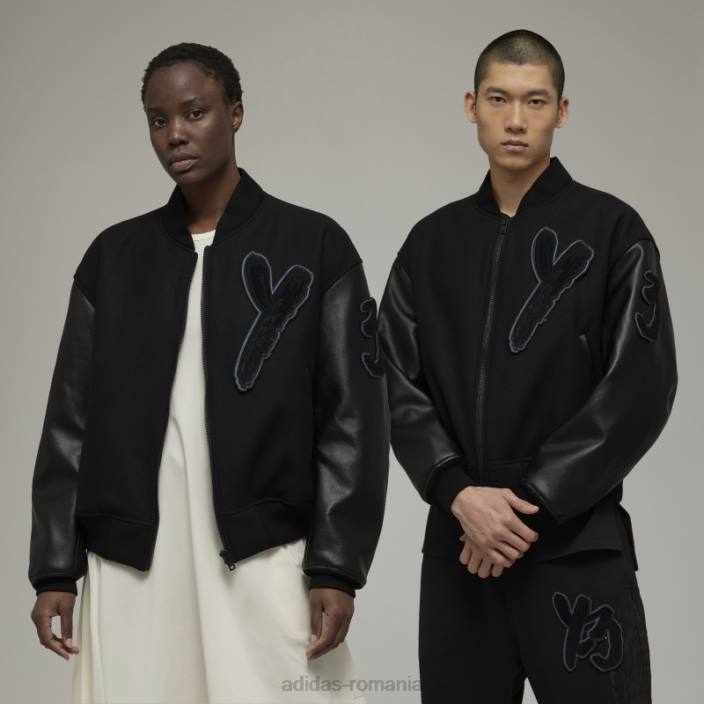 Adidas y-3 letterman jachetă fierbinte unisex2JBN1139