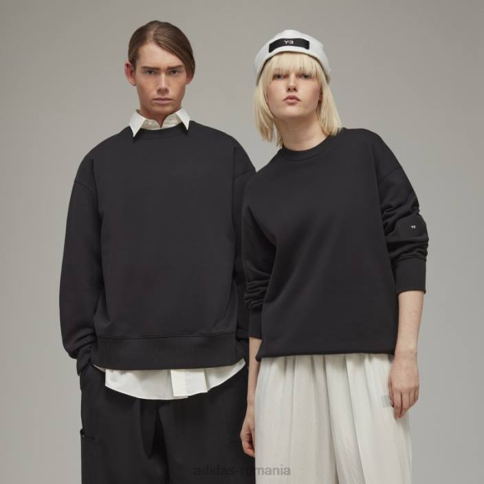Adidas y-3 pulover crew din bumbac organic stilat unisex2JBN6773
