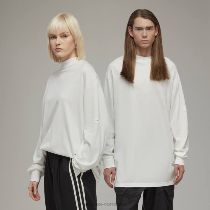 Adidas y-3 tricou cu gât simulat unisex2JBN7561
