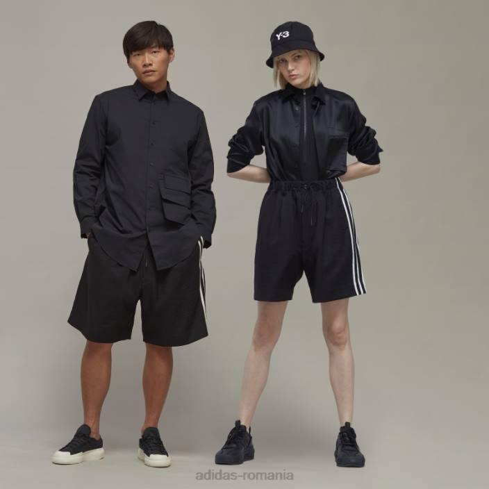 Adidas y-3 uniformă sport pantaloni scurți cu 3 dungi adidas unisex2JBN6945