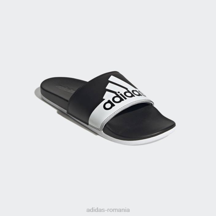 Adidas diapozitive adilette comfort alb/negru unisex alb negru 2JBN4115