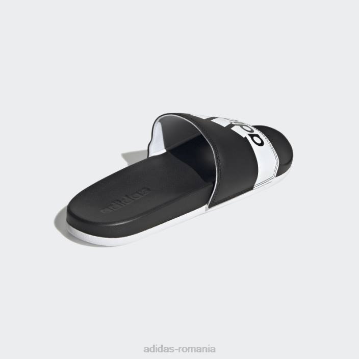 Adidas diapozitive adilette comfort alb/negru unisex alb negru 2JBN4115