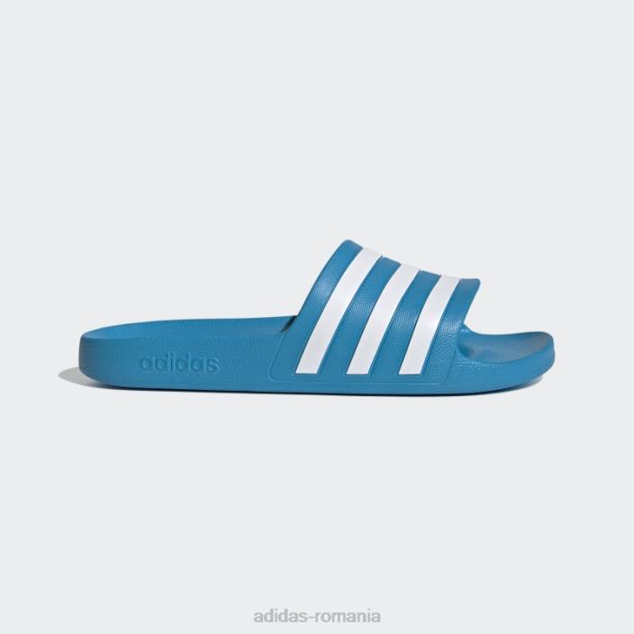 Adidas sandale adilette aqua albastre adidas unisex albastru alb 2JBN4662