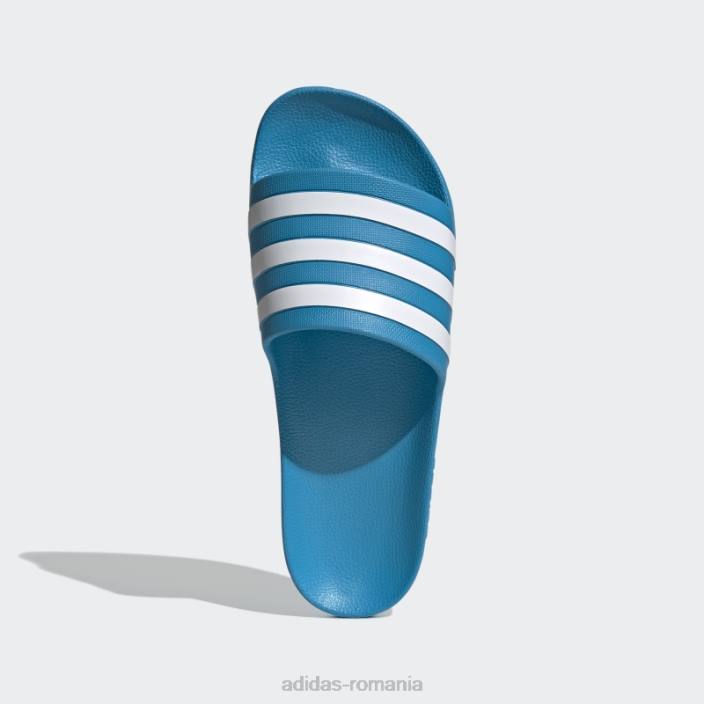 Adidas sandale adilette aqua albastre adidas unisex albastru alb 2JBN4662