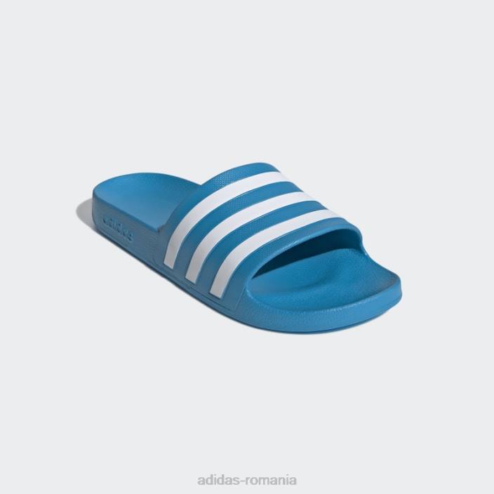 Adidas sandale adilette aqua albastre adidas unisex albastru alb 2JBN4662