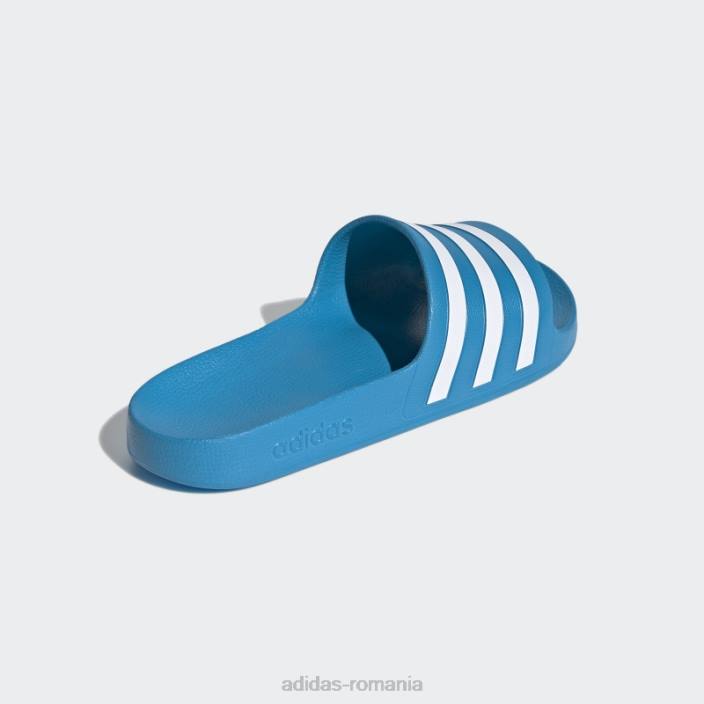Adidas sandale adilette aqua albastre adidas unisex albastru alb 2JBN4662