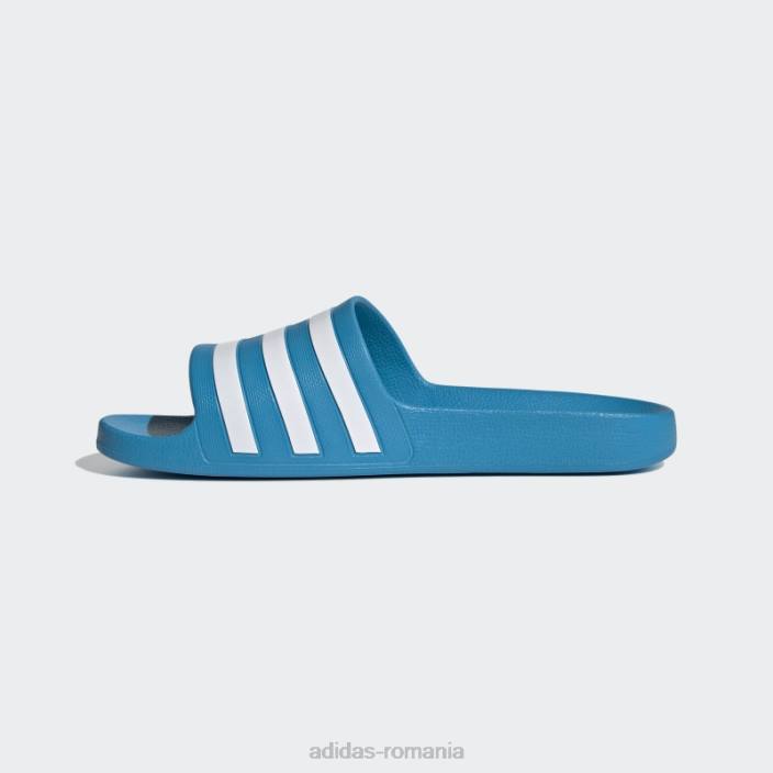 Adidas sandale adilette aqua albastre adidas unisex albastru alb 2JBN4662