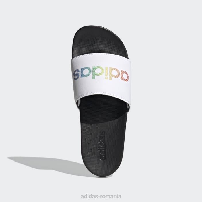 Adidas sandale adilette confort negre adidas unisex alb negru 2JBN3990